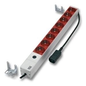 Купить EFB-Elektronik 48,30cm (19") Steckdosenleiste 8-fachmit IEC320/C14, Schuko rot (691698) в магазине wardena.ru
