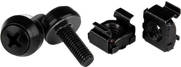 Купить StarTech.com M5 x 12mm - Screws and Cage Nuts - Schrauben für Rack - Schwarz (CABSCREWM52B) в магазине wardena.ru