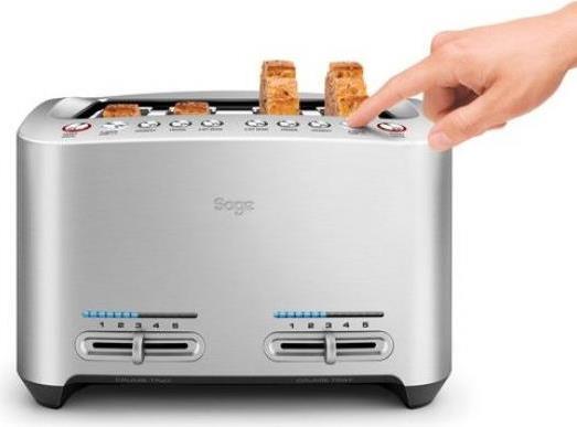 Купить Sage the Smart Toast 4 4Scheibe(n) Silber Toaster (STA845BAL2EEU1) в магазине wardena.ru
