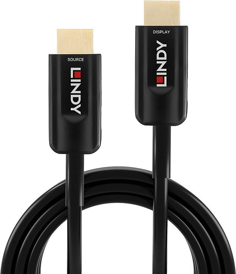 Купить Lindy - Ultra High Speed - HDMI-Kabel - HDMI männlich bis HDMI männlich - 10 m - Hybrid Kupfer/Kohlefaser - Schwarz - rund, Support von 4K 120 Hz, Support von 8K 60 Hz (38380) в магазине wardena.ru