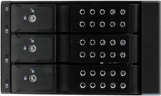 Купить StarTech.com 3-fach 3,5 trägerloser SATA Festplatten Aluminium Wechselrahmen Backplane - 3 Bay 3.5"  (8,9cm) Mobiles HDD Speicher Rack - Mobiles Speicher-Rack - 2.5" (6.4 cm) - Schwarz - für P/N: 25SAT35HDD, PEXMSATA3422 (HSB3SATSASBA) в магазине wardena.ru