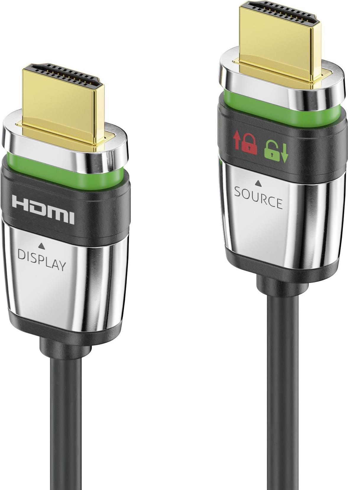 Купить PureLink FiberX Series FX-I355 - Premium Highspeed - HDMI-Kabel mit Ethernet - HDMI männlich zu HDMI männlich - 7,5m - Hybrid Kupfer/Kohlefaser - Schwarz - halogenfrei, rund, Support von 4K 60 Hz (FX-I355-007) в магазине wardena.ru