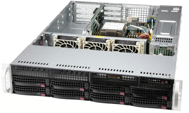 Купить Chassis Supermicro CSE-825BTQC-R609WB 2U 650W Redundant Hot-Swap 12xHDD SATA/SAS в магазине wardena.ru