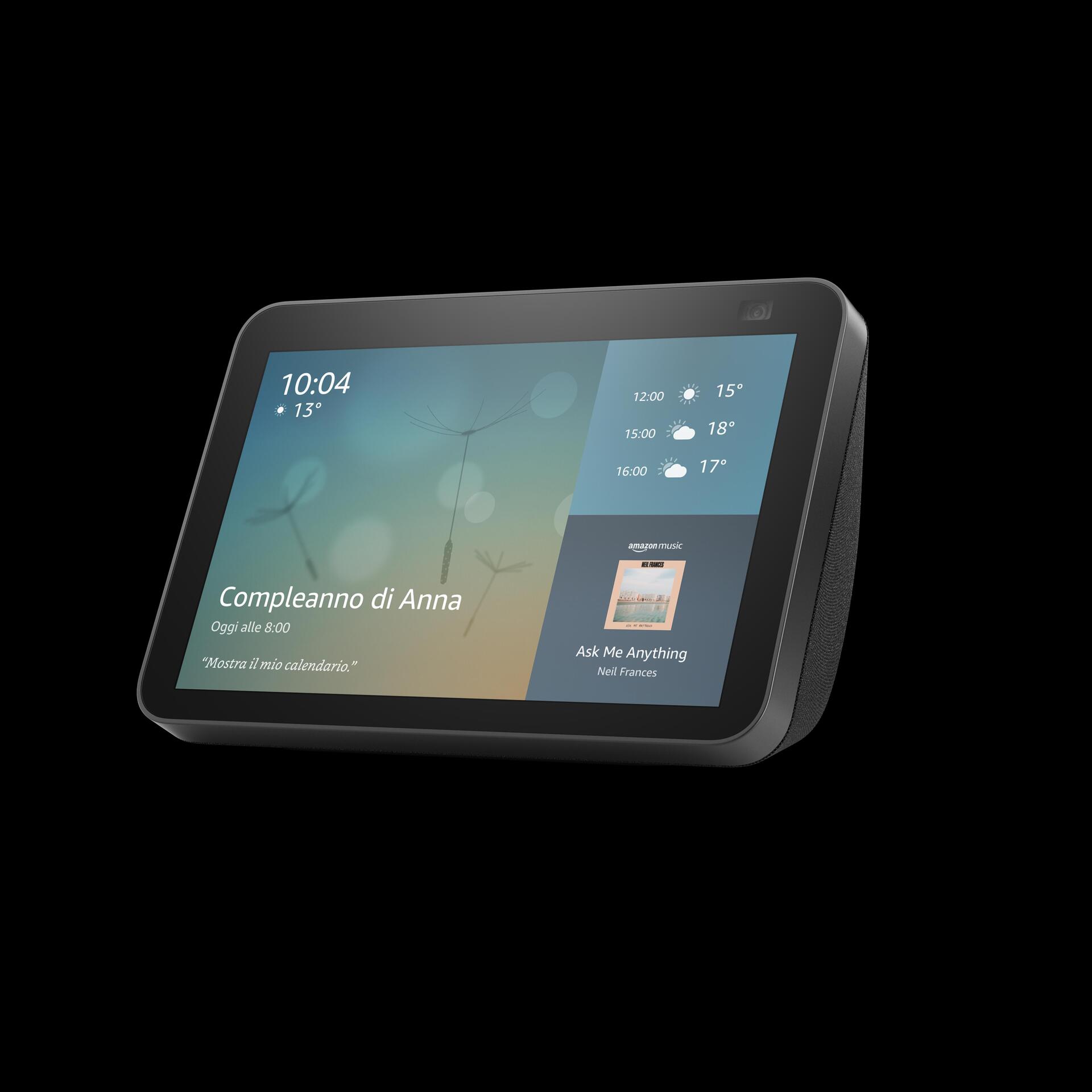 Купить Amazon Echo Show 8 (2nd Generation) - Smart-Display - LCD 20,30cm (8") - kabellos - Bluetooth, Wi-Fi - Anthrazit (B084TNNGPG) в магазине wardena.ru