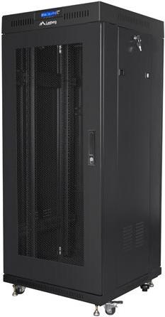 Купить LANBERG Freistehendes Rack, 19-Zoll-Schrank, 27 HE, 600 x 600 Mesh-Tür, LCD-Flat-Pack, Schwarz (FF01-6627-23BL) в магазине wardena.ru