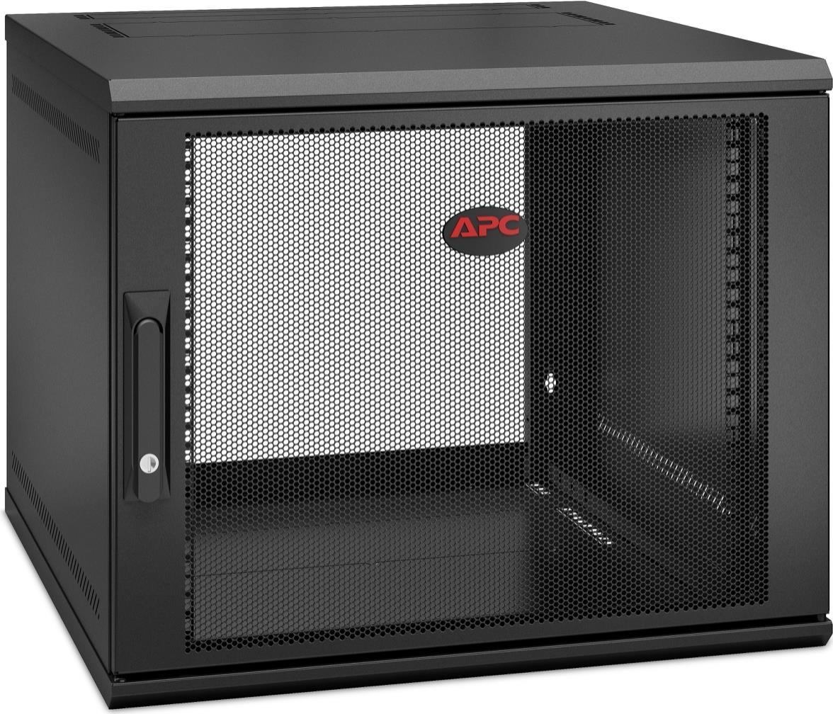 Купить APC NetShelter WX 9U Single Hinged Wall-mount Enclosure 600mm Deep Wandmontiertes Regal Schwarz (AR109SH6) в магазине wardena.ru