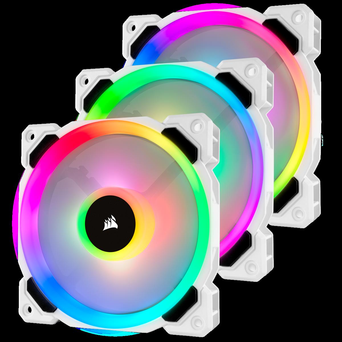 Купить CORSAIR LL Series LL120 RGB Dual Light Loop - Gehäuselüfter - 120 mm - weiß, Blau, Gelb, Rot, grün, orange, violett (Packung mit 3) (CO-9050092-WW) в магазине wardena.ru