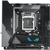Купить ASUS ROG STRIX Z490-I GAMING - Motherboard - Mini-ITX - LGA1200-Sockel - Z490 Chipsatz - USB-C Gen2, USB 3.2 Gen 1, USB 3.2 Gen 2 - 2.5 Gigabit LAN, Wi-Fi 6, Bluetooth - Onboard-Grafik (CPU erforderlich) - HD Audio (8-Ka (90MB13A0-M0EAY0) в магазине wardena.ru