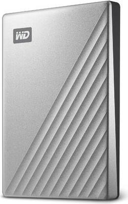 Купить WD My Passport Ultra WDBC3C0020BSL - Festplatte - verschlüsselt - 2TB - extern (tragbar) - USB3.0 (USB-C Steckverbinder) - 256-Bit-AES - Silber (WDBC3C0020BSL-WESN) в магазине wardena.ru
