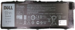 Купить Dell Primary Battery - Laptop-Batterie - Lithium-Ionen - 6 Zellen - 91 Wh - für Precision 7510, 7710 (451-BBSF) в магазине wardena.ru