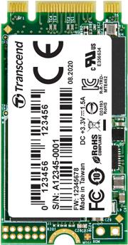 Купить Transcend SSD / 128GB, M.2 2242, PCIe Gen3x2, B+M Key, 3D TLC, PE: 3K, Wide Temp. (TS128GMTE452T-I) в магазине wardena.ru