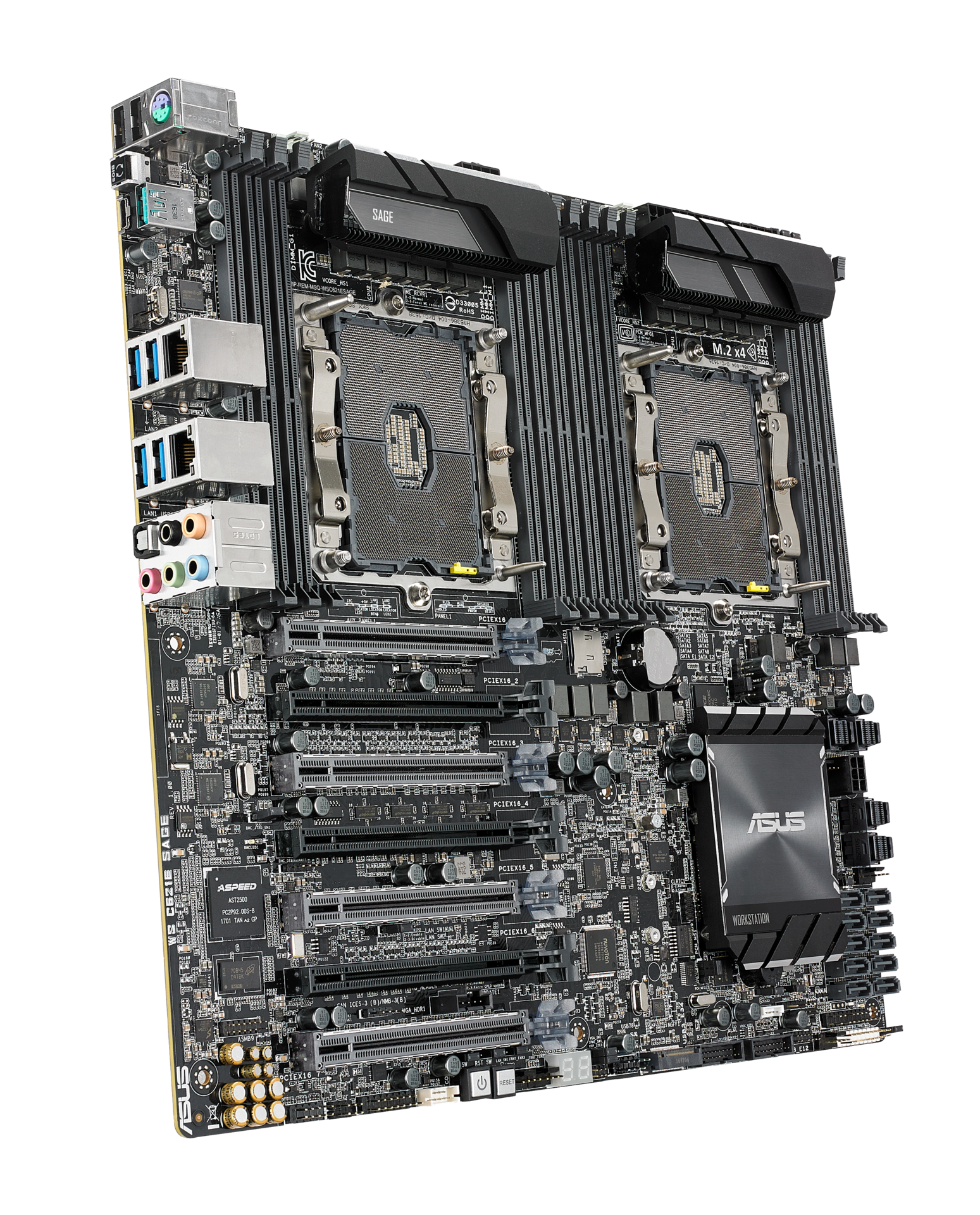 Купить ASUS WS C621E SAGE (BMC) - Motherboard - SSI EEB - Socket P - 2 Unterstützte CPUs - C621 - USB 3.1 Gen 1, USB-C Gen2, USB 3.1 Gen 2 - 2 x Gigabit LAN - Onboard-Grafik - HD Audio (8-Kanal) (90SW0021-M0EAY0) в магазине wardena.ru