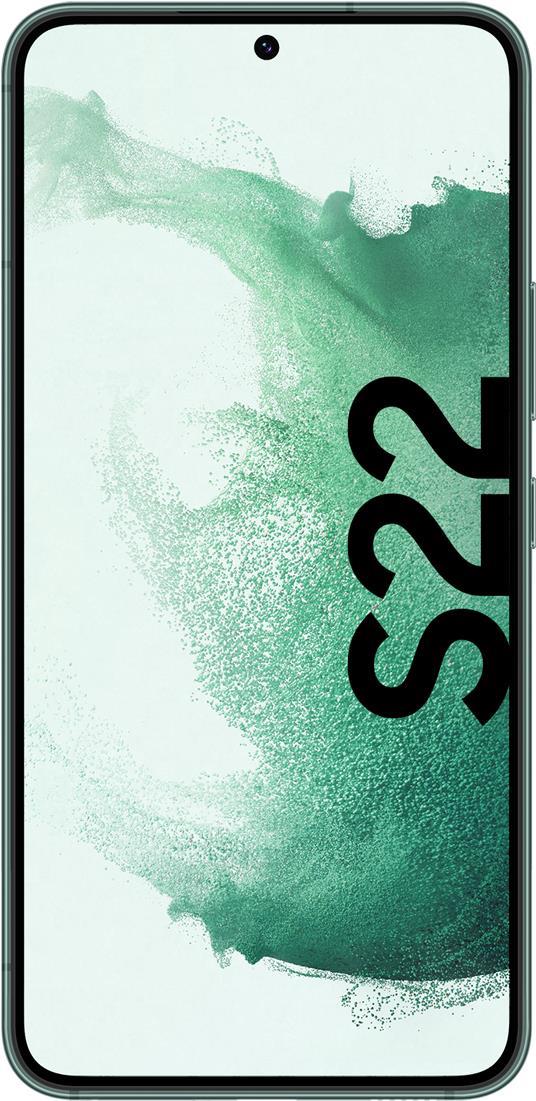 Купить Samsung Galaxy S22 - 5G Smartphone - Dual-SIM - RAM 8GB / Internal Memory 128GB - OLED-Display - 6.1" - 2340 x 1080 Pixel (120 Hz) - Triple-Kamera 50 MP, 12 MP, 10 MP - front camera 10 MP - grün (SM-S901BZGDEUE) в магазине wardena.ru