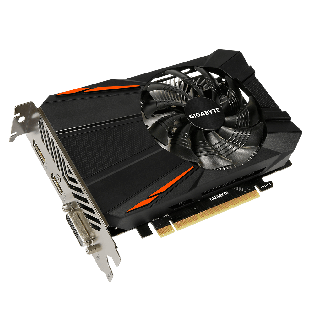 Купить Gigabyte GeForce GTX 1050 Ti D5 4G - Grafikkarten - GF GTX 1050 Ti - 4 GB GDDR5 - PCIe 3.0 x16 - DVI, HDMI, DisplayPort (GV-N105TD5-4GD) в магазине wardena.ru