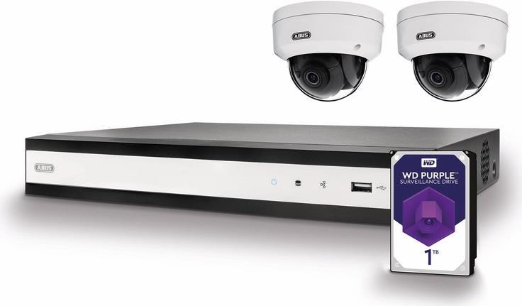 Купить ABUS TVVR36422D - NVR + Kamera(s) - verkabelt (LAN 10/100) - 4 Kanäle - 1 x 1 TB - 2 Kamera(s) - Dome - PS CMOS в магазине wardena.ru