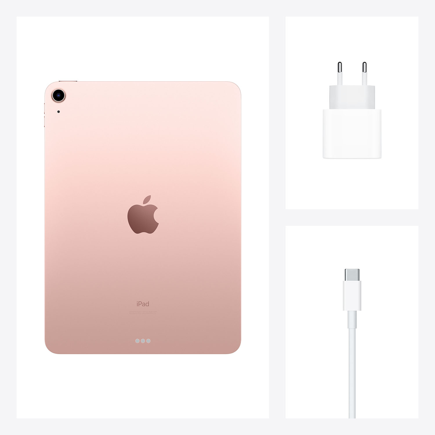 Купить Apple 10.9"  iPad Air Wi-Fi - 4. Generation - Tablet - 64 GB - 27.7 cm (10.9") IPS (2360 x 1640) - Rosegold (MYFP2FD/A) в магазине wardena.ru