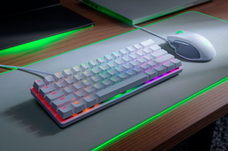 Купить Razer Huntsman Mini - Tastatur - Hintergrundbeleuchtung - USB - USA - Tastenschalter: Razer Linear Optical - Quecksilber (RZ03-03390400-R3M1) в магазине wardena.ru