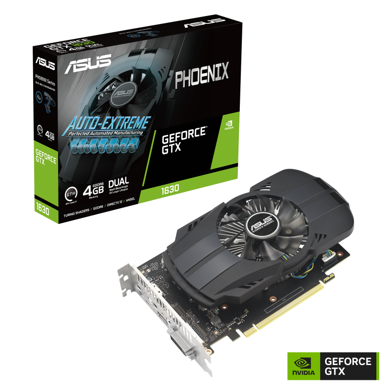 Купить ASUS Phoenix PH-GTX1630-4G-EVO NVIDIA GeForce GTX 1630 4 GB GDDR6 (90YV0I53-M0NA00) в магазине wardena.ru