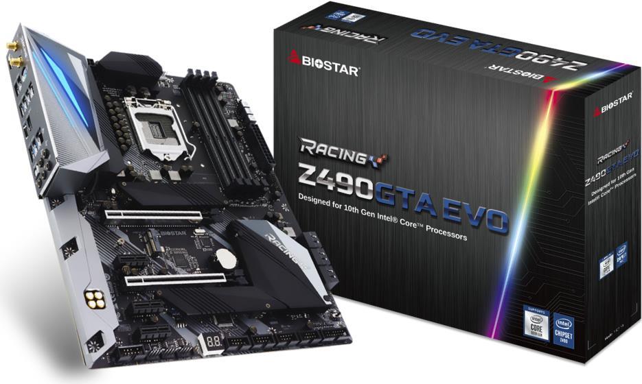 Купить Biostar Z490GTA EVO - Intel - LGA 1200 - Intel® Celeron® - Intel® Core™ i3 - Intel Core i5 - Intel Core i7 - Intel Core i9 - Intel® Pentium® - DDR4-SDRAM - DIMM - 2133,2400,2666,2800,2933,3200,3600,3800,4000,4400 MHz (Z4 в магазине wardena.ru