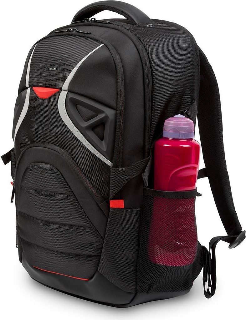Купить Targus Strike Gaming Laptop Backpack - Notebook-Rucksack - 43.9 cm (17.3") - Schwarz, Rot (TSB900EU) в магазине wardena.ru