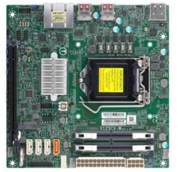 Купить Motherboard Supermicro MBD-X12SCV-W-O W480E LGA1200 Intel Core 10th i9 i7 i5 i3 LGA1200 SATA M.2 DDR4 в магазине wardena.ru