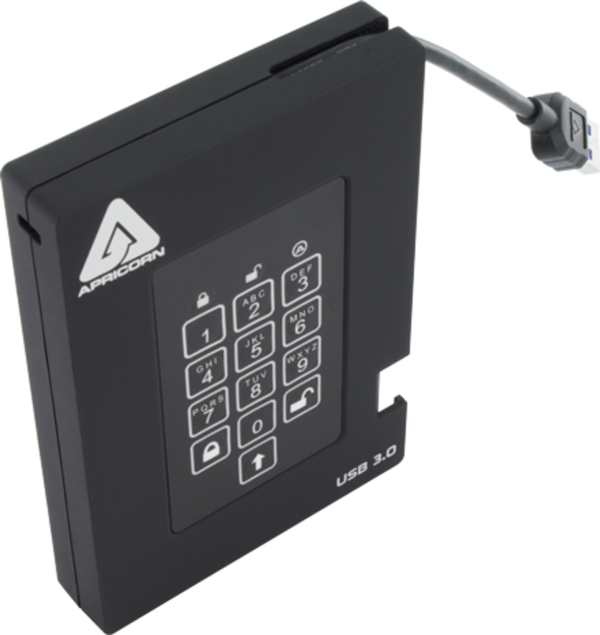 Купить Apricorn Aegis Padlock Fortress A25-3PL256-S2000F - SSD - 2 TB - extern (tragbar) - USB 3.0 - Puffer: 8 MB - FIPS 140-1 Level 2 в магазине wardena.ru