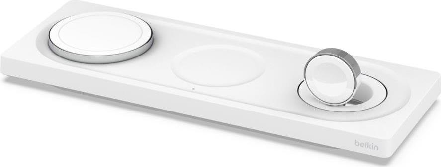 Купить BELKIN WRLS 3-IN-1 CHRG PAD W/ MAGSAFE F/ IPHONE 12/13 SERIES WHITE (WIZ016VFWH) в магазине wardena.ru