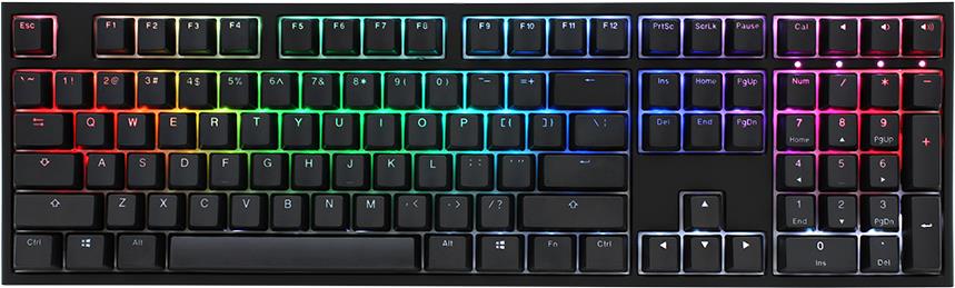 Купить Ducky ONE 2 RGB Tastatur USB Schweiz Schwarz (DKON1808ST-CSZALAZT1) в магазине wardena.ru