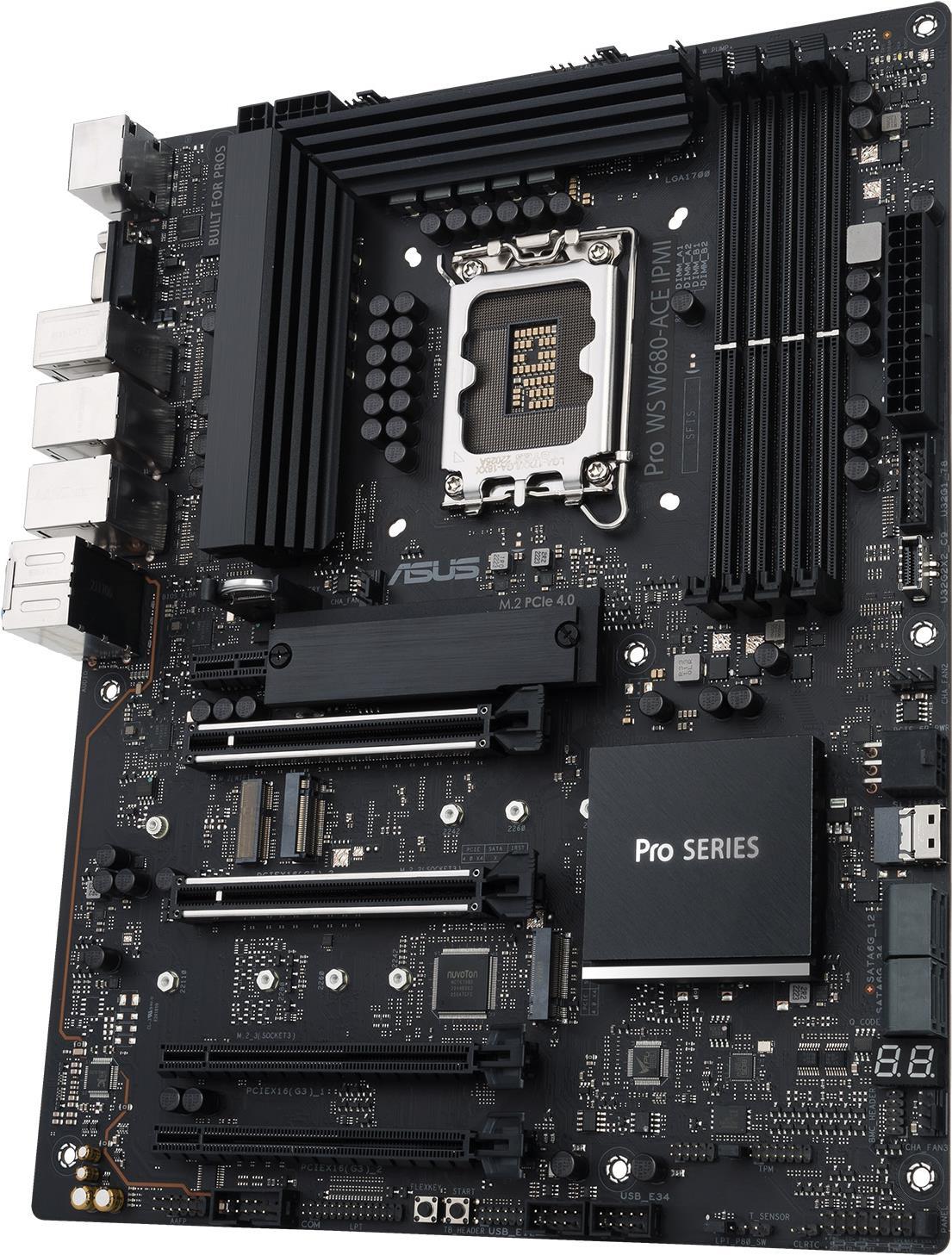 Купить ASUS PRO WS W680-ACE IPMI - Intel - LGA 1700 - Intel® Celeron® - Intel® Core™ i5 - Intel® Core™ i7 - Intel® Core™ i9 - Intel® Pentium® Gold - LGA 1700 - DDR5-SDRAM - 128 GB (90MB1DN0-M0EAY0) в магазине wardena.ru