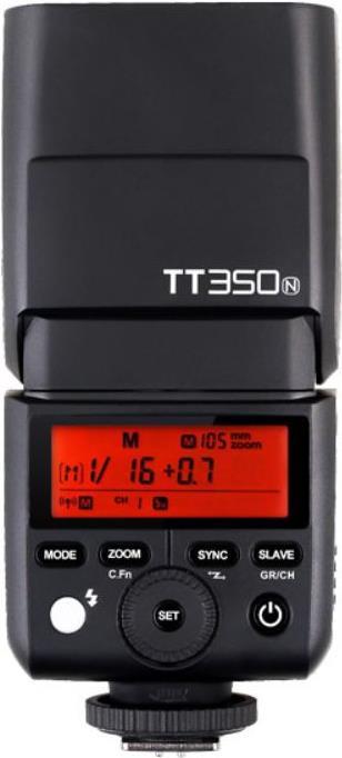 Купить Godox TT350N Kompaktes Blitzlicht Schwarz (TT350N) в магазине wardena.ru