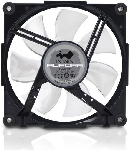 Купить In Win AURORA Computergehäuse Kühler 12 cm Schwarz - Weiß 1 Stück(e) (Aurora Black/White) в магазине wardena.ru