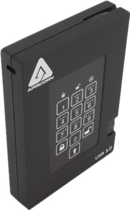 Купить Apricorn Aegis Padlock Fortress A25-3PL256-S2000F - SSD - 2 TB - extern (tragbar) - USB 3.0 - Puffer: 8 MB - FIPS 140-1 Level 2 в магазине wardena.ru