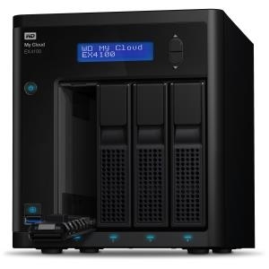 Купить WD My Cloud EX4100 WDBWZE0320KBK - NAS-Server - 4 Schächte - 32TB - HDD 8TB x 4 - RAID 0, 1, 5, 10, JBOD, 5 Hot Spare - Gigabit Ethernet - iSCSI (WDBWZE0320KBK-EESN) в магазине wardena.ru