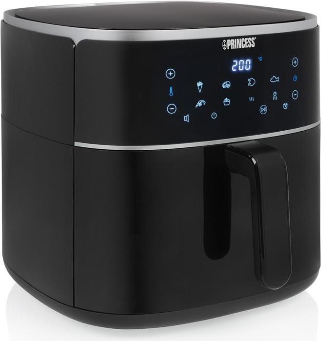 Купить Princess 01.182254.01.001 Digitaler Airfryer 8l - Heißluftfritteuse - 8 l - 200 °C - 8 Person(en) - Einzelbild - Schwarz (01.182254.01.001) в магазине wardena.ru