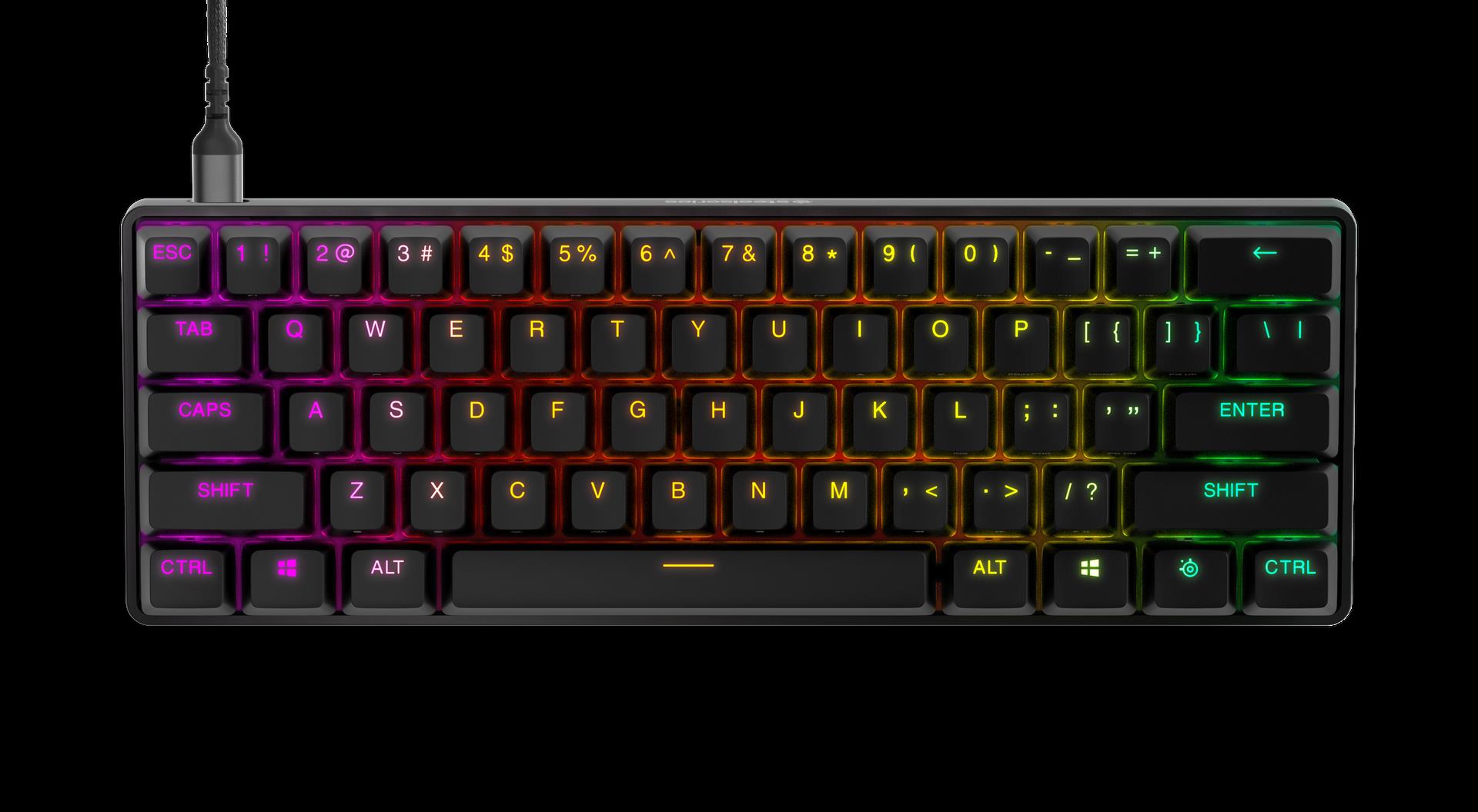 Купить Steelseries Apex Pro Mini Tastatur USB QWERTZ Deutsch Schwarz (64822) в магазине wardena.ru