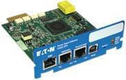 Купить Eaton Power Xpert Gateway UPS card - Fernverwaltungsadapter - X-Slot - 10Mb LAN, USB, 100Mb LAN - 10Base-T, 100Base-TX (103007974-5591) в магазине wardena.ru