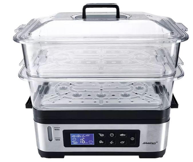 Купить STEBA DG 2 Dampfgarer (1200 Watt, Edelstahl / Schwarz) (05.22.00) (052200) в магазине wardena.ru