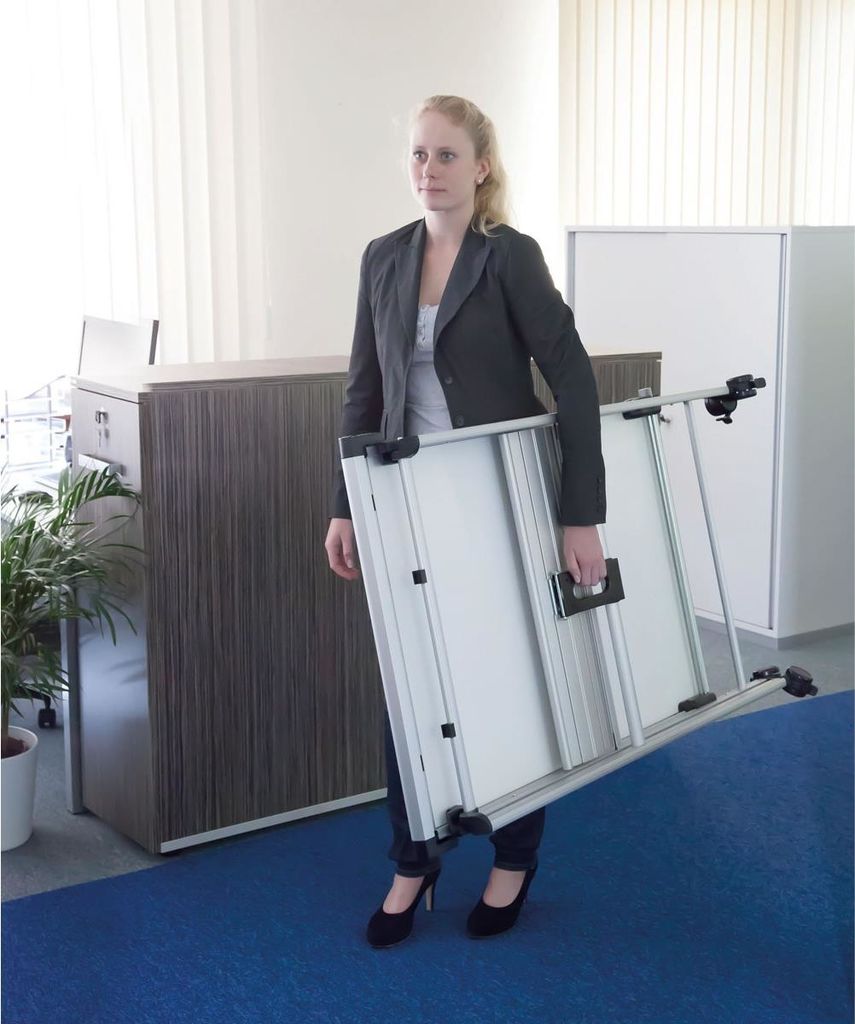 Купить MAUL 6379495 - Silber - Weiß - Aluminium - Kunststoff - 690 x 1005 mm - Porträt - Freistehend - Deutschland (63794-95) в магазине wardena.ru