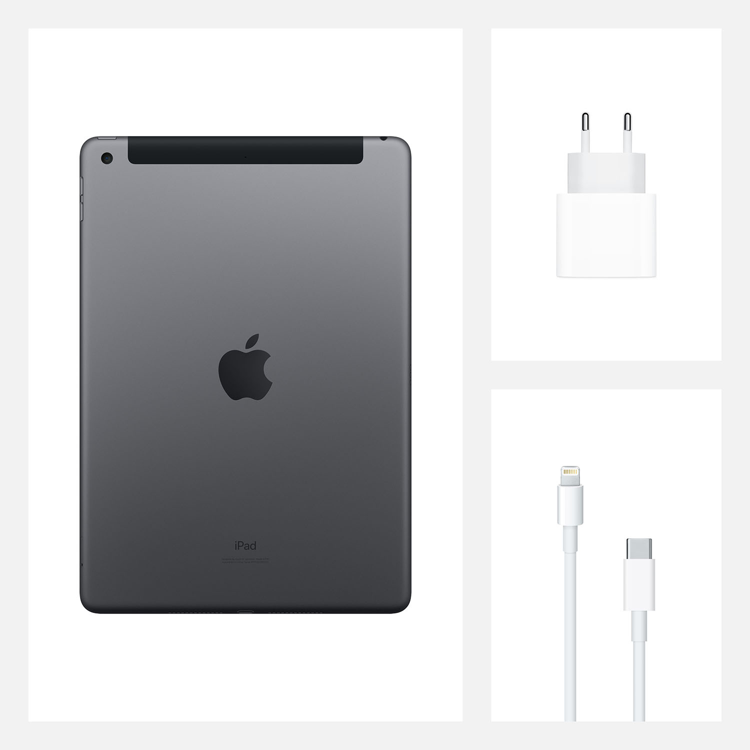 Купить Apple 10.2"  iPad Wi-Fi + Cellular - 8. Generation - Tablet - 32 GB - 25.9 cm (10.2") IPS (2160 x 1620) - 3G, 4G - LTE - Space-grau (MYMH2FD/A) в магазине wardena.ru