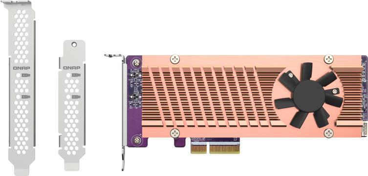 Купить QNAP QM2-2P-344A - Speicher-Controller - M.2 - PCIe - Low-Profile - PCIe 3.0 x4 (QM2-2P-344A) в магазине wardena.ru