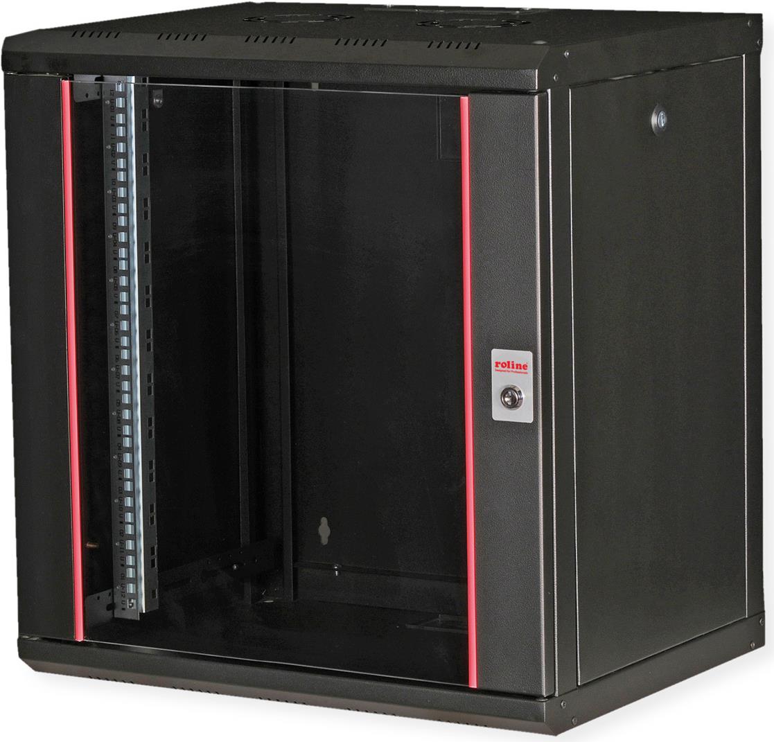 Купить ROLINE 19 Zoll Wandgehäuse Pro 12 HE 600x450 BxT schwarz - Wandgehäuse (26.21.0174) в магазине wardena.ru