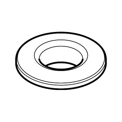 Купить Hansgrohe Накладка d:52 мм на край ванны хром 97159000 в магазине wardena.ru