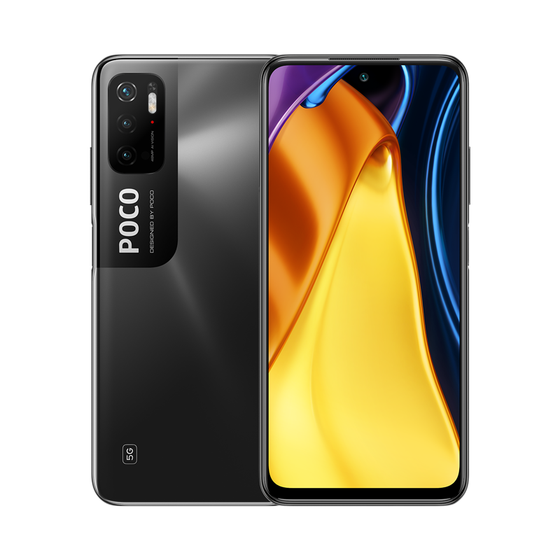 Купить Xiaomi POCO M3 Pro 5G - 5G Smartphone - Dual-SIM - RAM 4 GB / Interner Speicher 64 GB - 6.5" - 2400 x 1080 Pixel (90 Hz) - Triple-Kamera 48 MP, 2 MP, 2 MP - front camera 8 MP - Black Power (MZB095EEU) в магазине wardena.ru