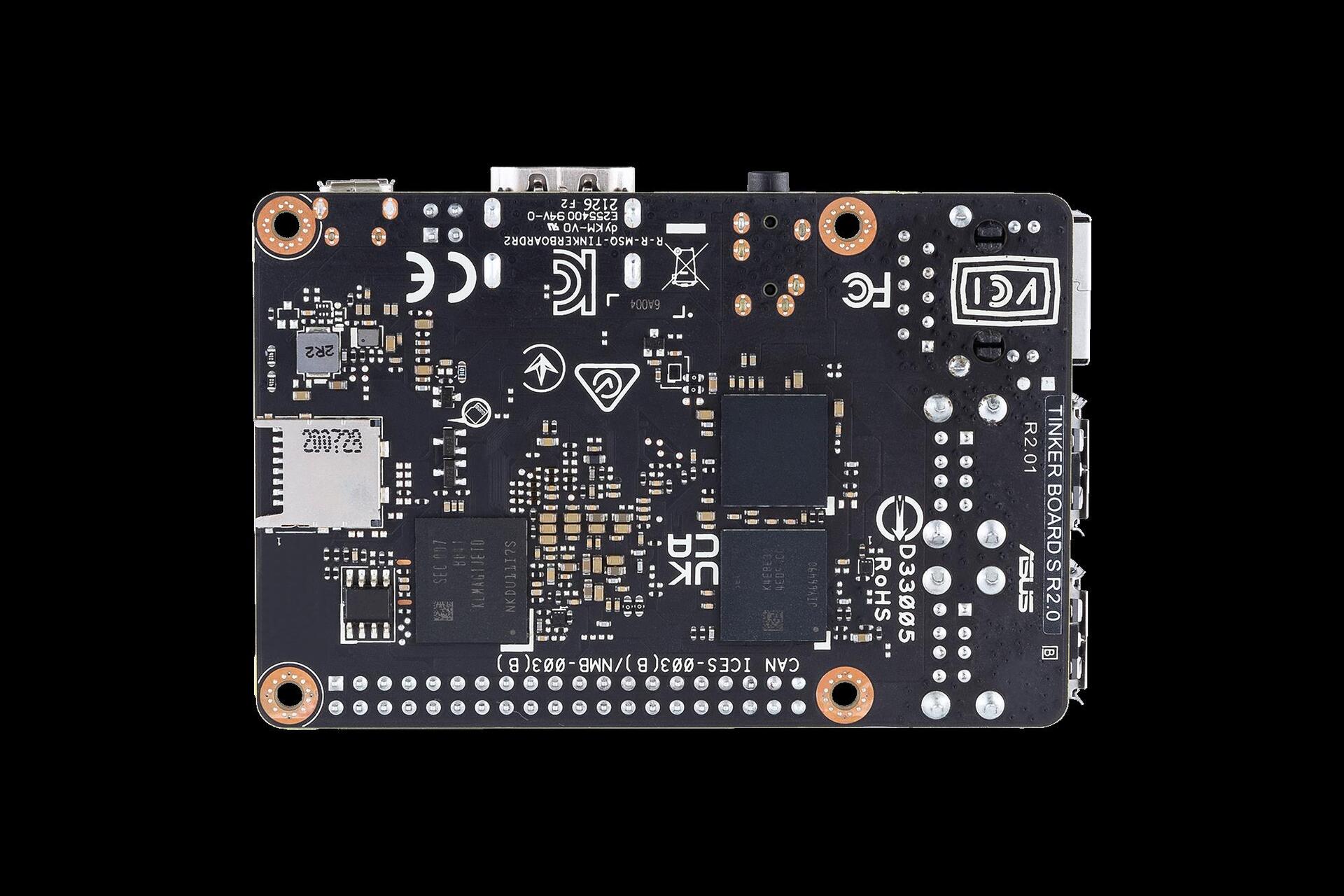 Купить ASUS Tinker Board S R2.0 - Einplatinenrechner - Rockchip RK3288-CG.W - RAM 2 GB - Flash 16 GB - 802.11b/g/n, Bluetooth 4.2 EDR (90ME03H1-M0EAY0) в магазине wardena.ru