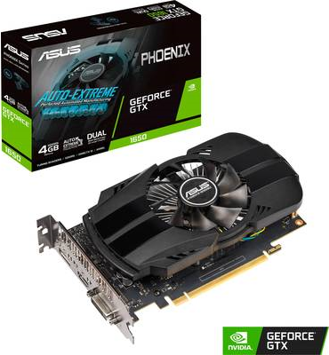 Купить ASUS PH-GTX1650-O4G - OC Edition - Grafikkarten - GF GTX 1650 - 4GB GDDR5 - PCIe 3.0 x16 - DVI, HDMI, DisplayPort (90YV0CV0-M0NA00) в магазине wardena.ru