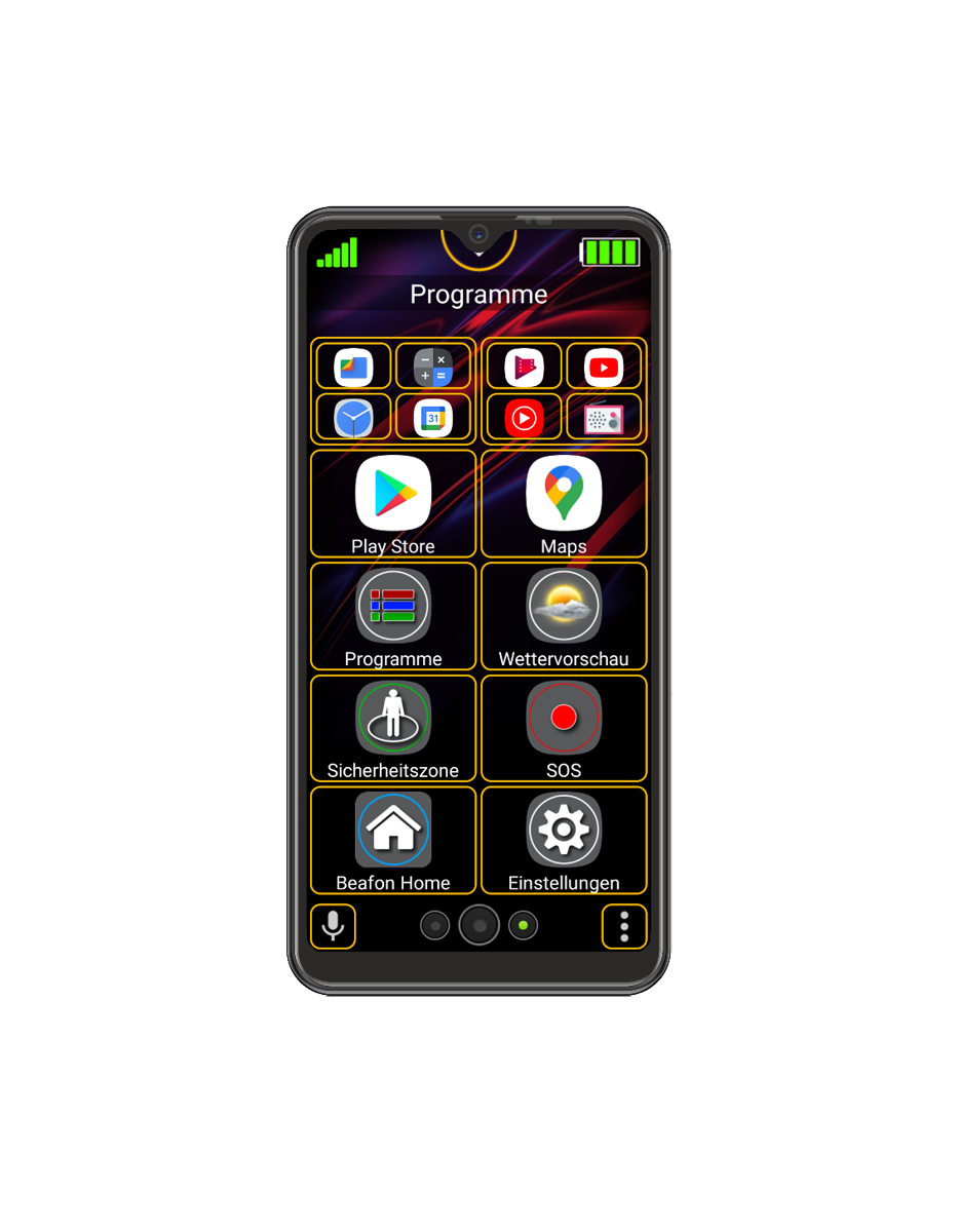 Купить Beafon M6s 15,9 cm (6.26" ) Dual-SIM Android 10.0 4G USB Typ-C 3 GB 32 GB 4000 mAh Schwarz (M6s_EU001B) в магазине wardena.ru