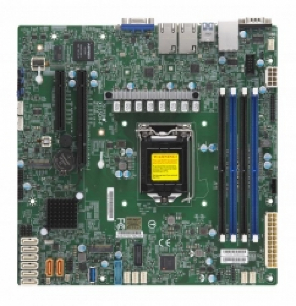 Купить Motherboard Supermicro MBD-X11SCH-F C246 LGA1151 Intel Xeon E-2100/E-2200 LGA1151 SATA NVMe M.2 DDR4 IPMI в магазине wardena.ru