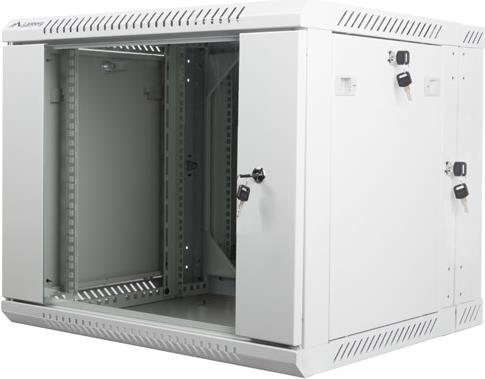 Купить Lanberg WF02-6609-10S Rack 9U Wandmontiertes Regal Grau (WF02-6609-10S) в магазине wardena.ru