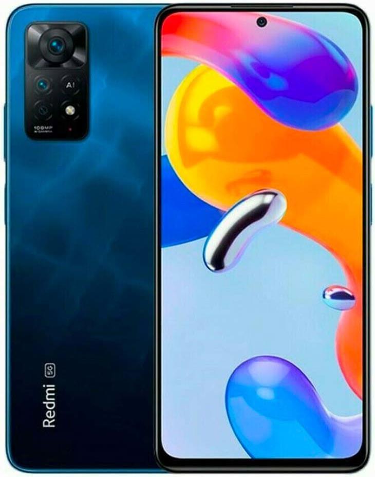 Купить Xiaomi Redmi Note 11 Pro 5G 16,9 cm (6.67" ) Dual-SIM Android 11 USB Typ-C 8 GB 128 GB 5000 mAh Blau (38136) (MZB0AW1EU) в магазине wardena.ru