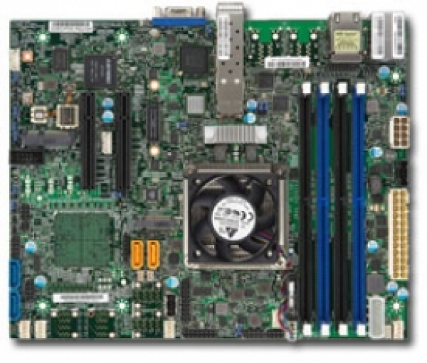 Купить Motherboard Supermicro MBD-X10SDV-4C+-TP4F SoC FCBGA1667 Intel Xeon D-1518 FCBGA1667 SATA M.2 DDR4 IPMI в магазине wardena.ru